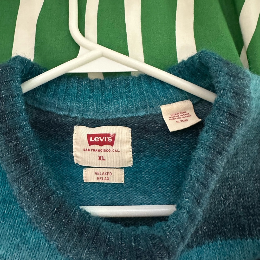 Levi's Teal and Navy Knitwear